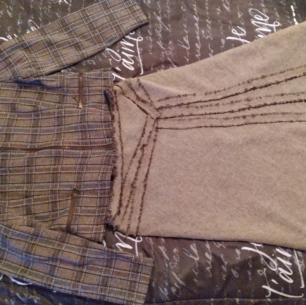 Women's flare skirt sz 10 w/zipper Closure top
